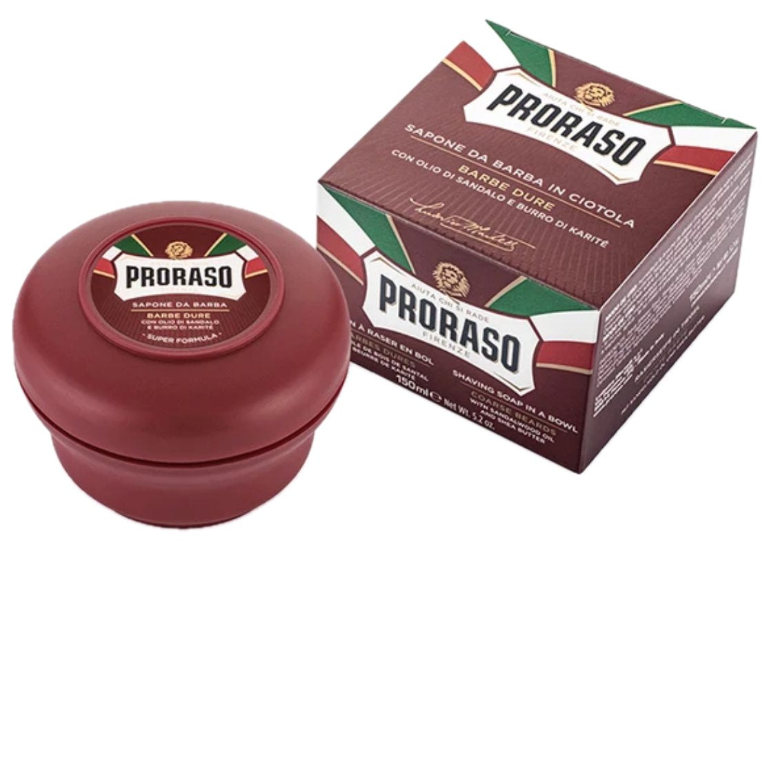 Proraso Shaving Soap Bowl Sandalwood & Shea 5.2 oz