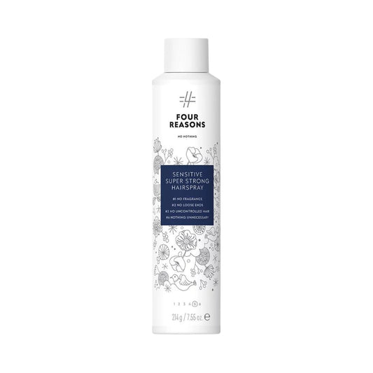 No Nothing Four Reasons Sensitive Super Strong Hairspray 7.5 oz