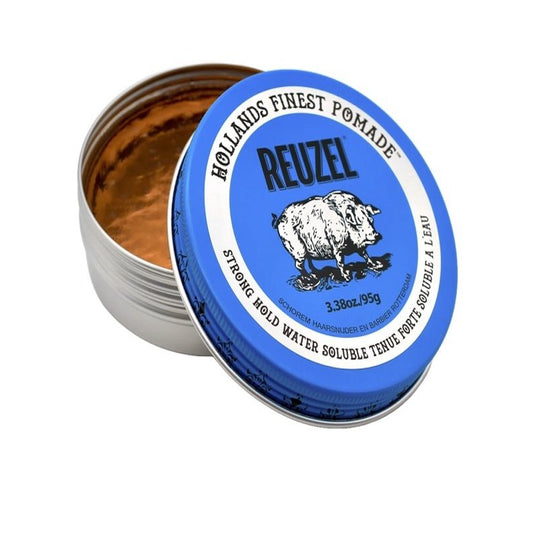 Reuzel Blue Strong Hold Water Soluble Pomade 4 oz