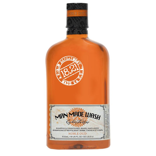 18.21 Man Made Noble Oud Shampoo, Conditioner & Body Wash 18 oz | 18.21 Man Made