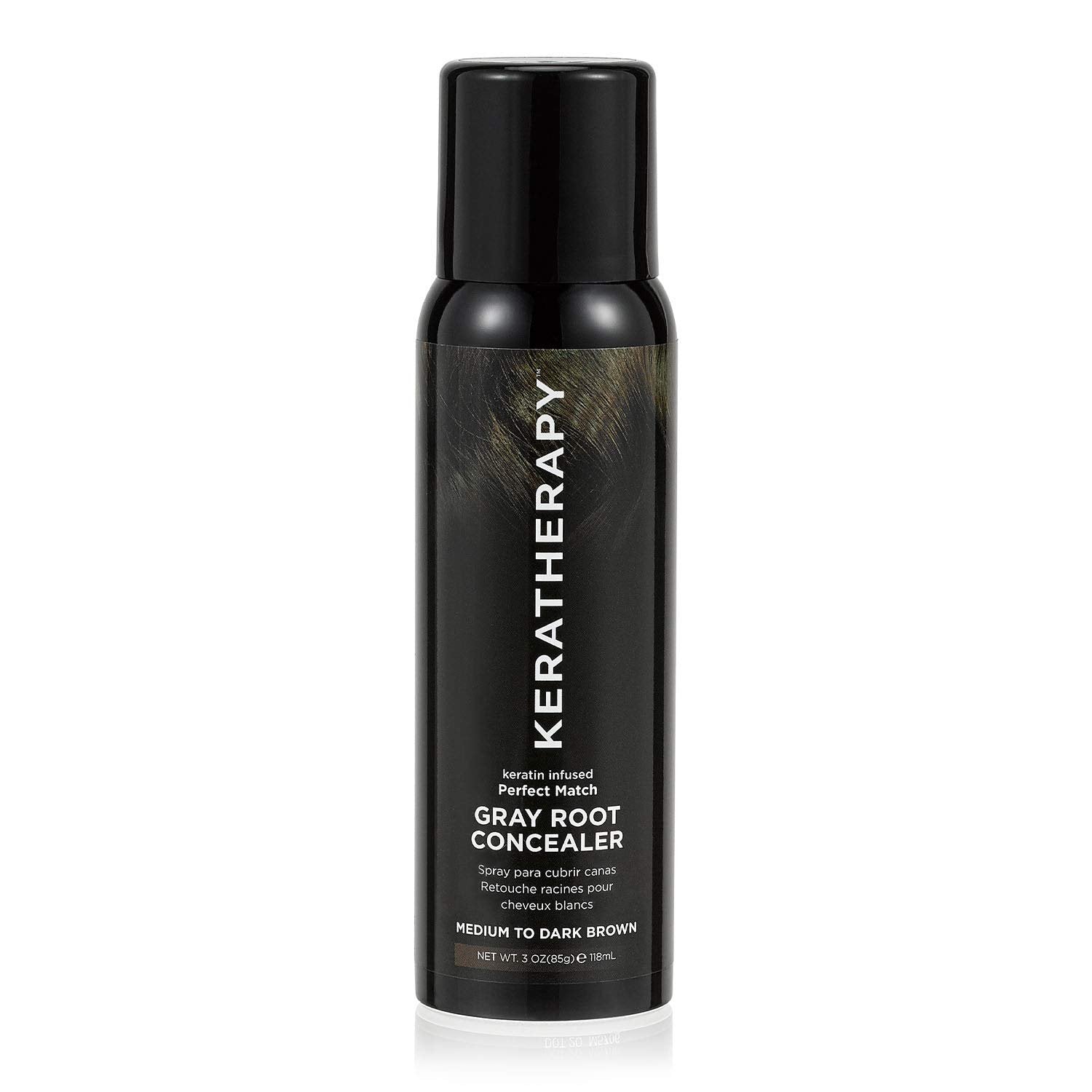 Keratherapy Perfect Match Gray Root Concealer 3 oz | Keratherapy
