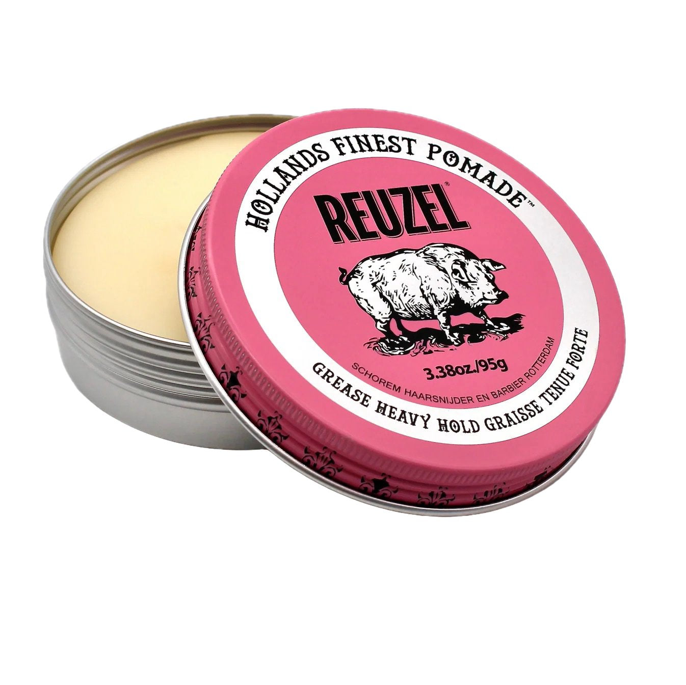 Reuzel Pink Grease Heavy Hold Pomade 3.38 oz