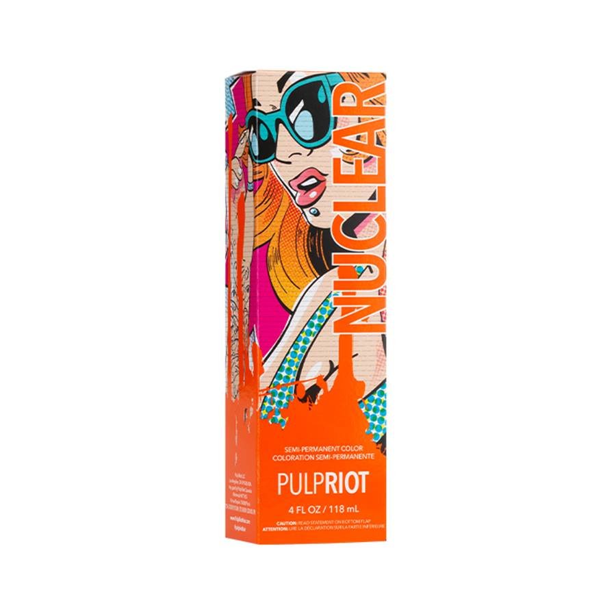 Pulp Riot Semi Permanent Hair Color Nuclear Orange 4 oz