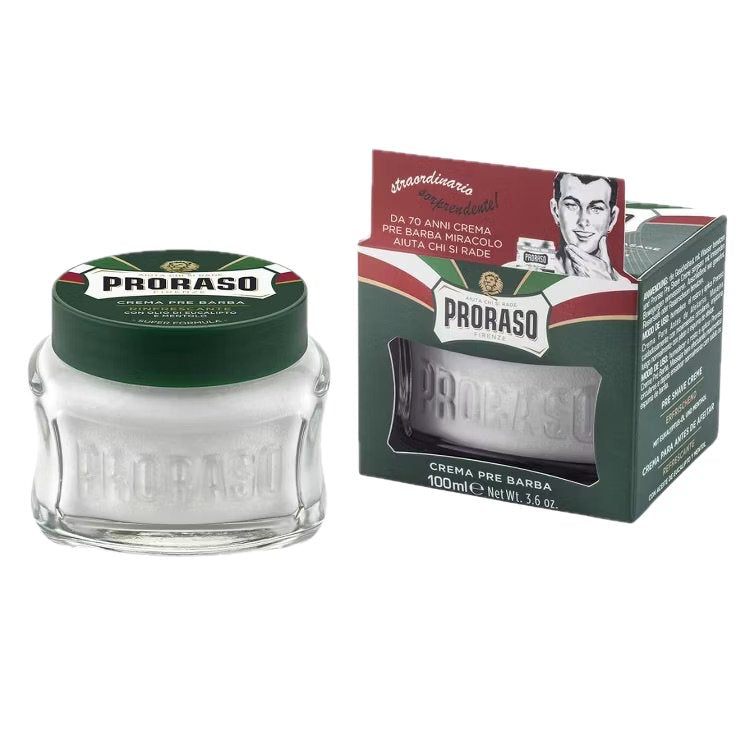 Proraso Pre Shave Cream Eucalyptus and Menthol 3.6 oz