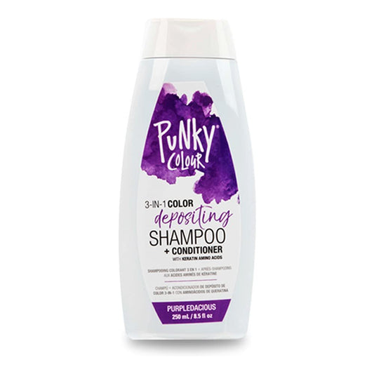 Punky Colour 3-in-1 Color Depositing Shampoo + Conditioner Purpledacious