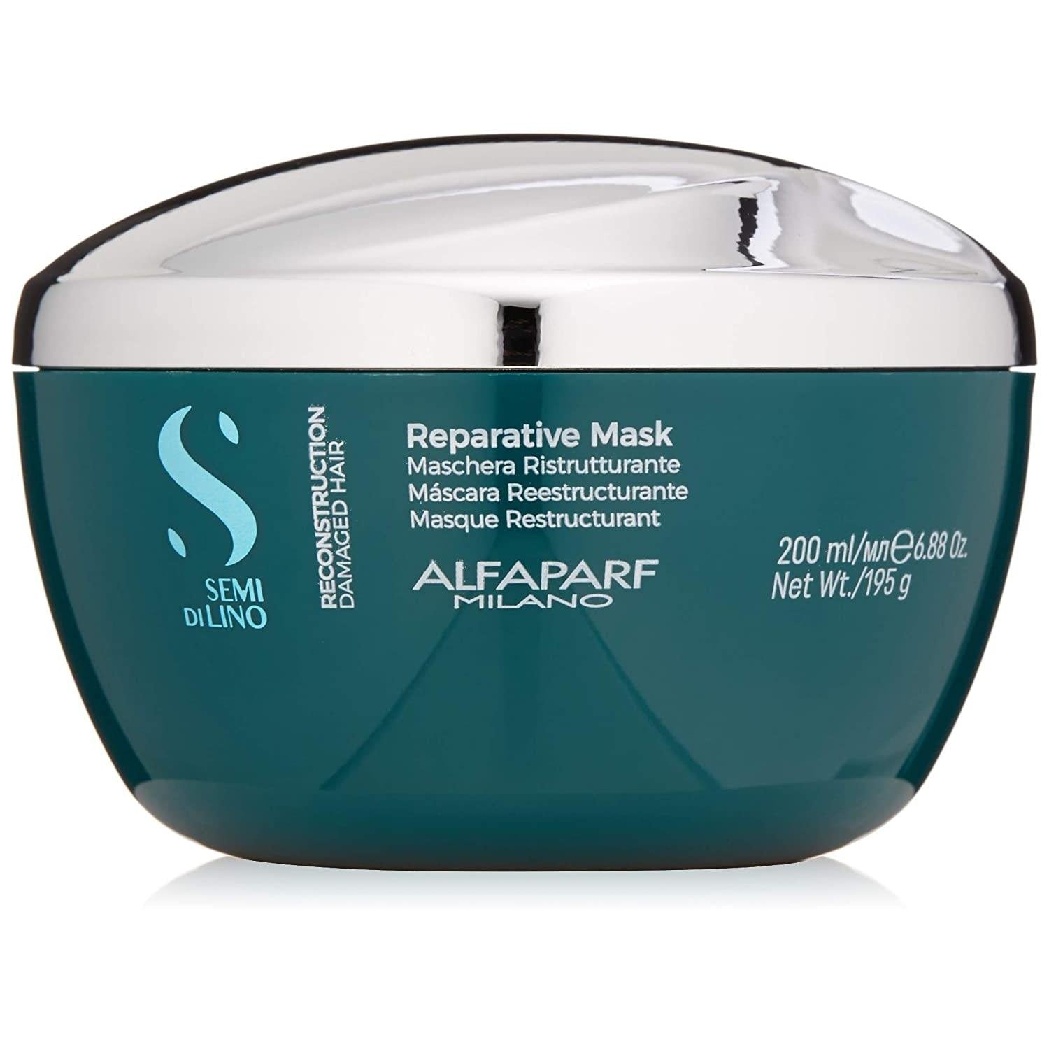 Alfaparf Milano Semi Di Lino Reconstruction Reparative Mask 6.88 oz ...