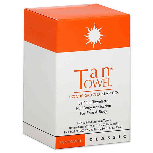 Tan Towel Half Body Classic - 10 Pack | Tan Towel