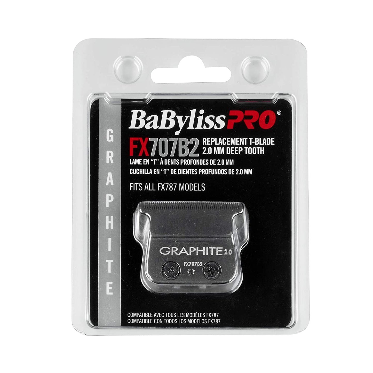 Babyliss Pro FX707B2 Replacement Graphite T-Blade Deep Tooth 2.0MM | Babyliss