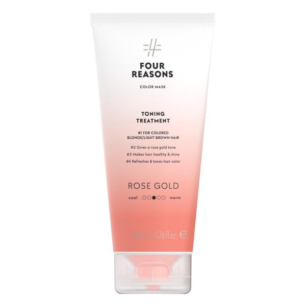 Four Reasons No Nothing Color Mask Toning Treatment Rose Gold 6.76 oz
