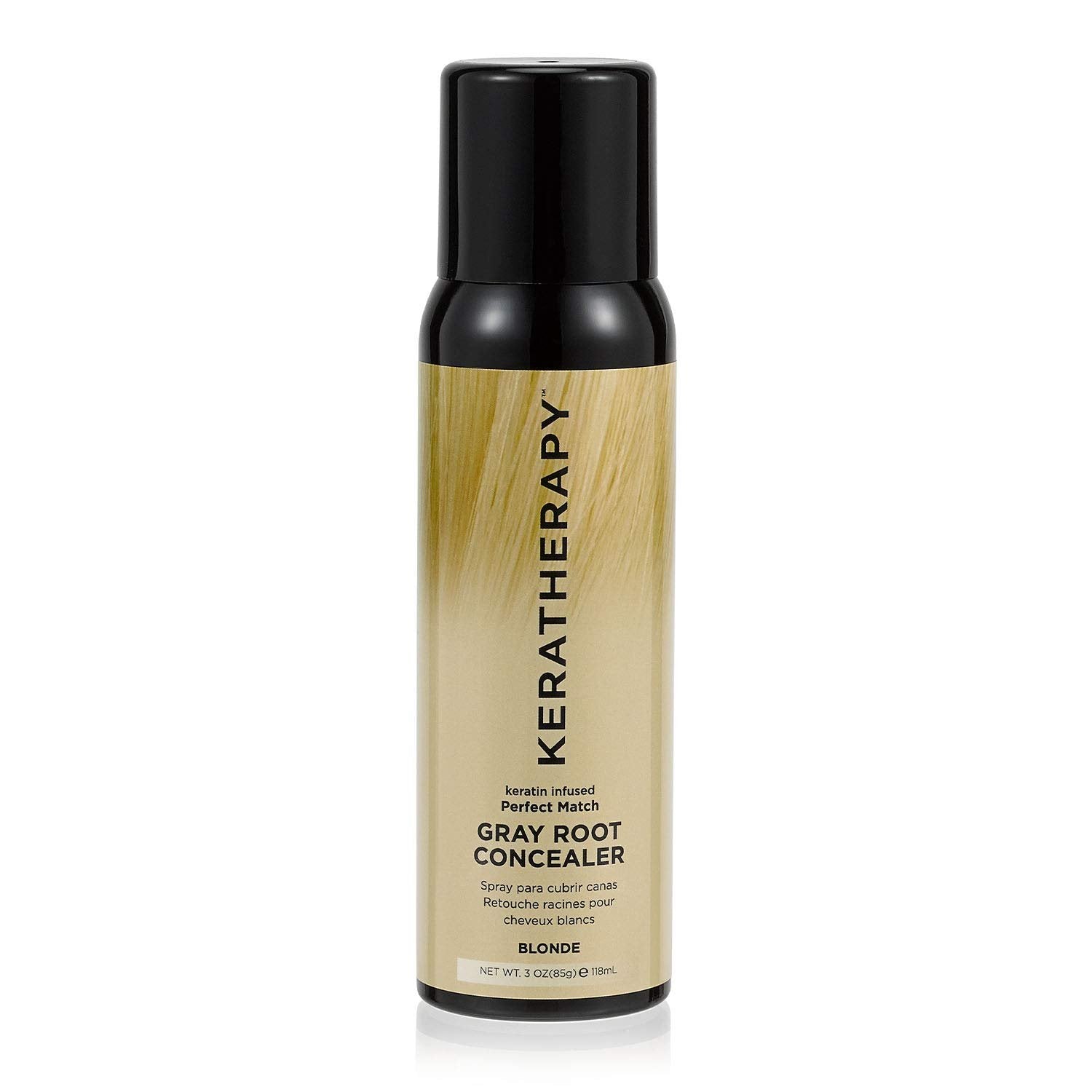 Keratherapy Perfect Match Gray Root Concealer 3 oz | Keratherapy