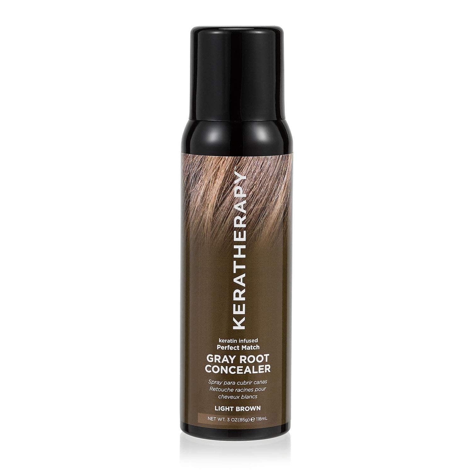 Keratherapy Perfect Match Gray Root Concealer 3 oz | Keratherapy