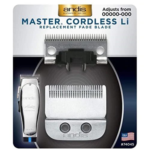 Andis 74045 Master Cordless Li Replacement Fade Blade Size 00000-000
